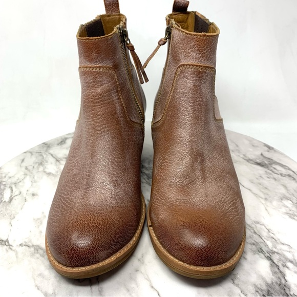 Sofft Ardmore Brown Leather Comfort Booties 7.5 Bohemian Western Classic Casual - Picture 4 of 15